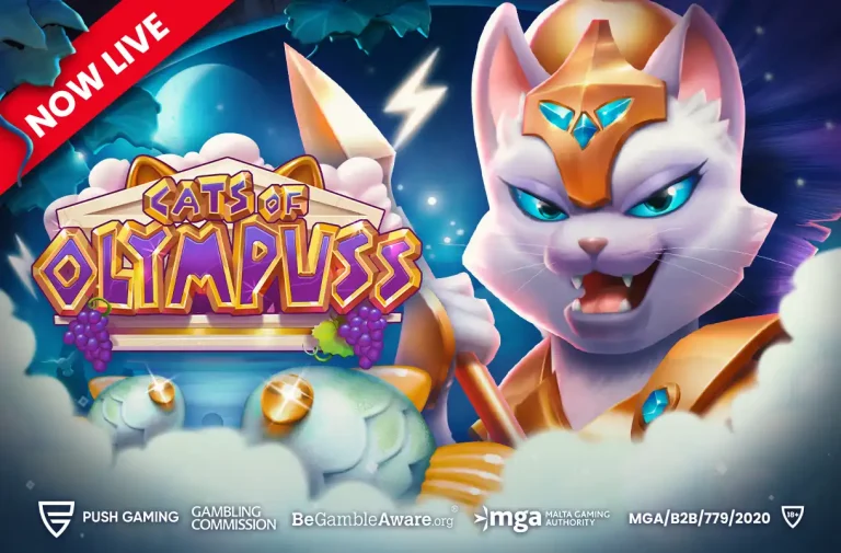Push Gaming unleashes divine felines in Cats of Olympuss