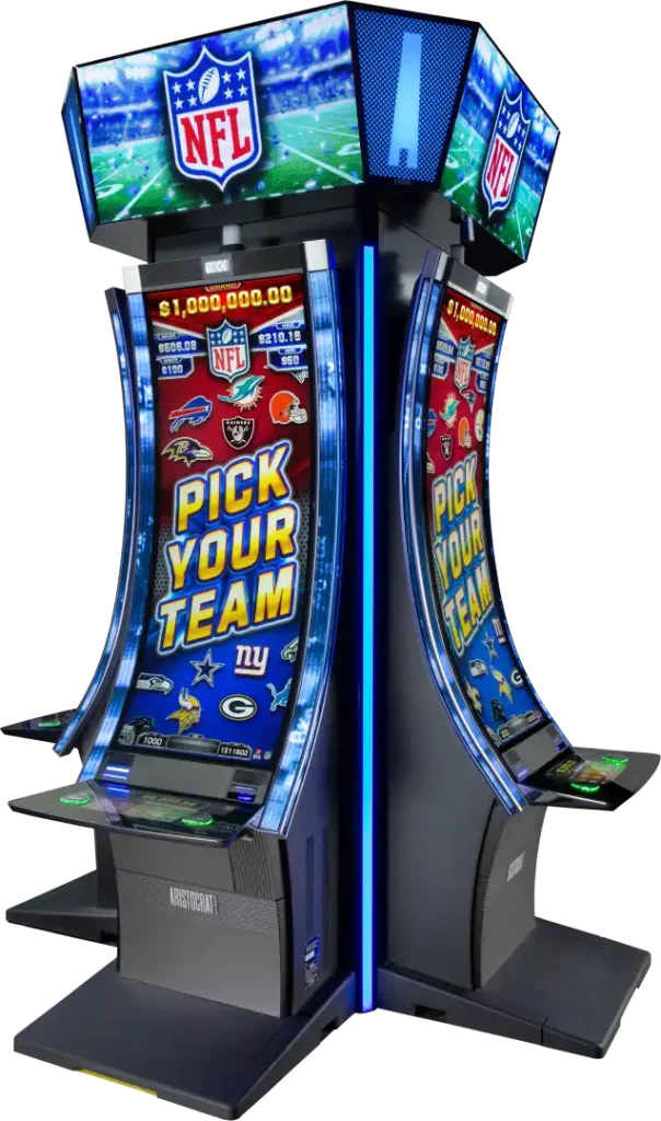 Aristocrat Gaming recognized by the Gaming Industry at the Global Gaming Awards Americas NFL Super Bowl Jackpots by Aristocrat Gaming