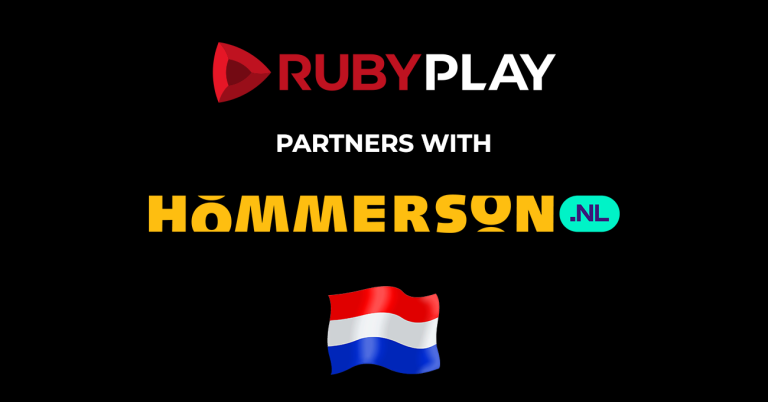 RubyPlay launches slots portfolio at Hommerson Casino in the Netherlands