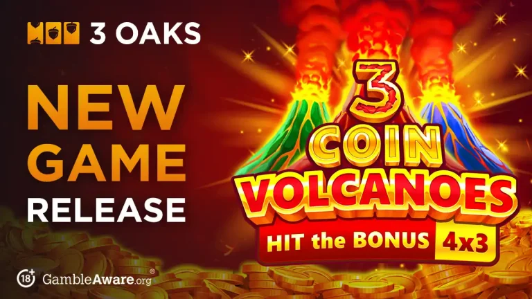 3 Oaks Gaming ignites excitement with 3 Coin Volcanoes launch