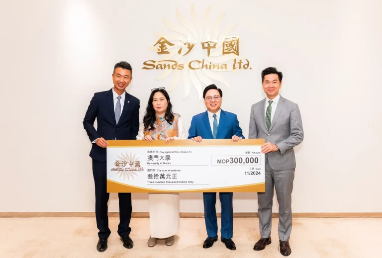 Sands China contributes MOP1.08M to support scholarships and fellowships