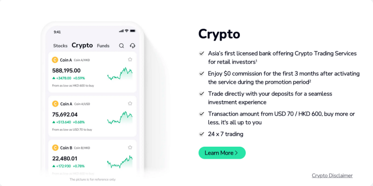 HK’s ZA Bank becomes first in Asia to offer crypto trading services to retail users