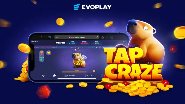 Evoplay unveils groundbreaking tap title: Tap Craze