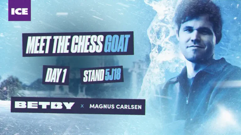 BETBY welcomes Chess Icon Magnus Carlsen at ICE Barcelona 2025