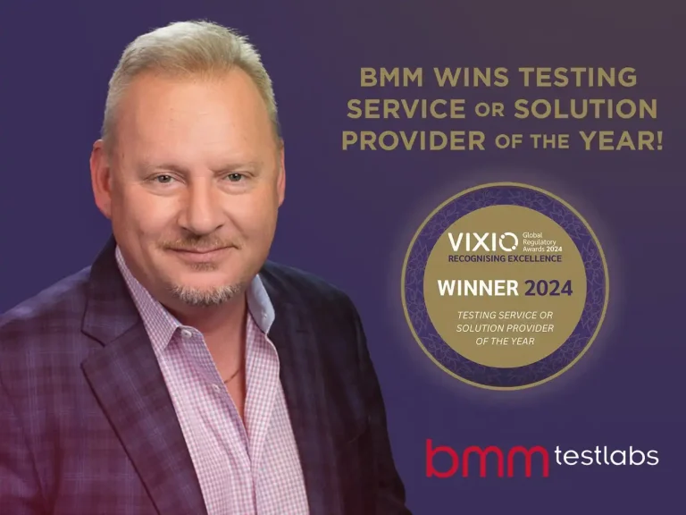 BMM Testlabs secures ‘Testing Service or Solution Provider’ at the 2024 VIXIO Global Regulatory Awards