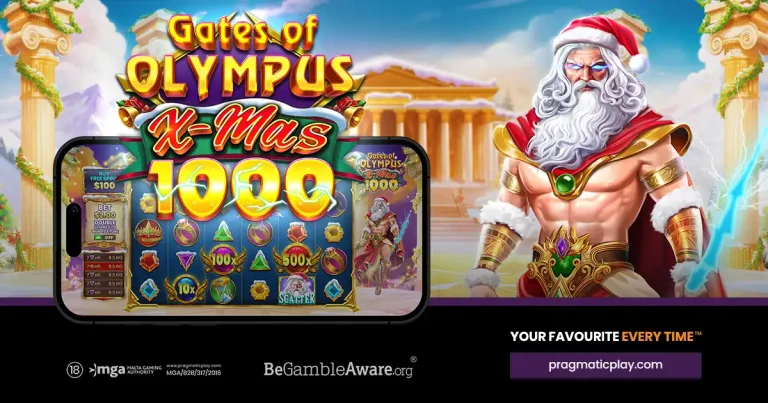 Pragmatic Play elevates the festive spirit with Gates of Olympus Xmas 1000