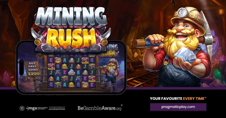 Pragmatic Play uncovers Mining Rush with massive wins of up to 10,000x