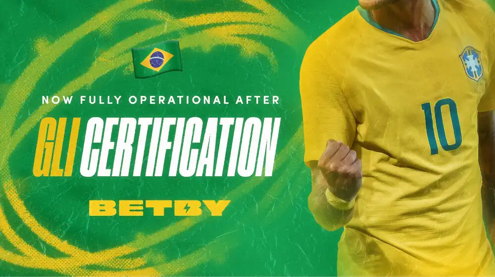 BETBY launches operations in Brazil following GLI certification