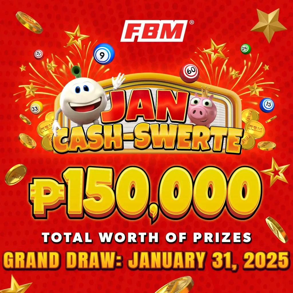 FBM Philippines kicks off 2025 with the exciting Jan Cash-Swerte promotion and an enticing prize pool