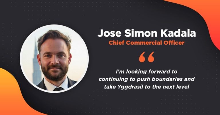 Yggdrasil appoints Jose Simon Kadala as Chief Commercial Officer