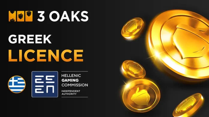 3 Oaks Gaming strengthens European presence with Greek manufacturer license