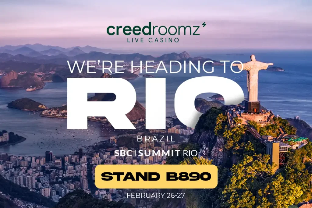 CreedRoomz takes certified live casino games to SBC Summit Rio 2025