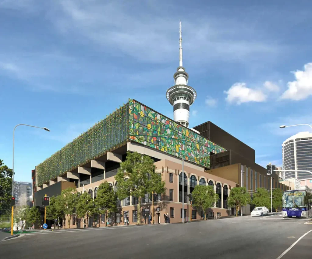 SkyCity sees stark drop in net profit for 2H24 due to lower visitor spend New Zealand International Convention Center, NZICC, New Zealand