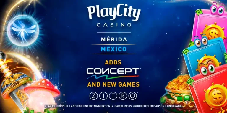 ZITRO debuts CONCEPT and new games at PlayCity Casinos Mérida