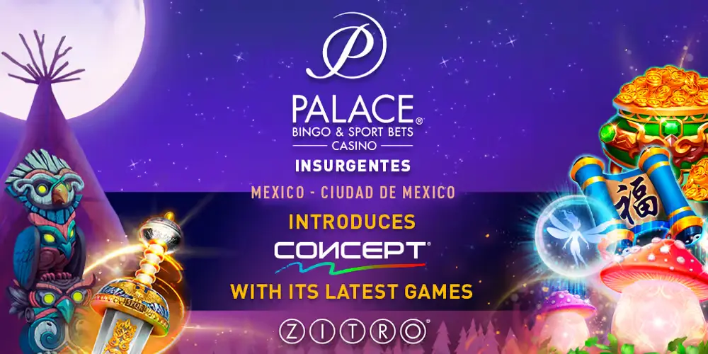 ZITRO debuts CONCEPT cabinet line at Palace Casino in Mexico