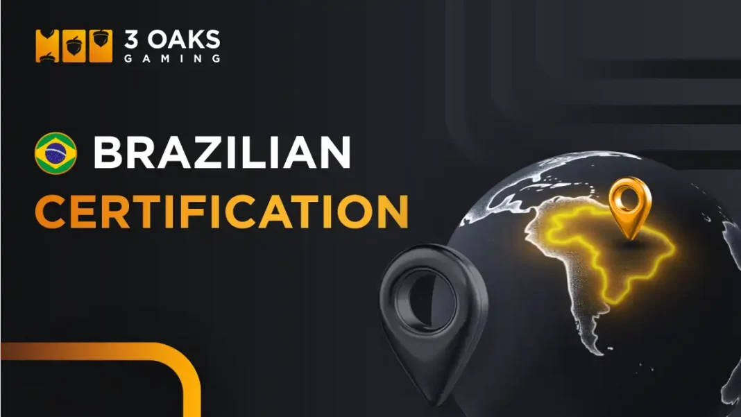 3 Oaks Gaming secures certification for Brazilian market