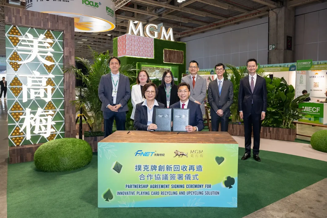 MGM and Fnetlink Technology partner to launch innovative recycling solution for playing cards