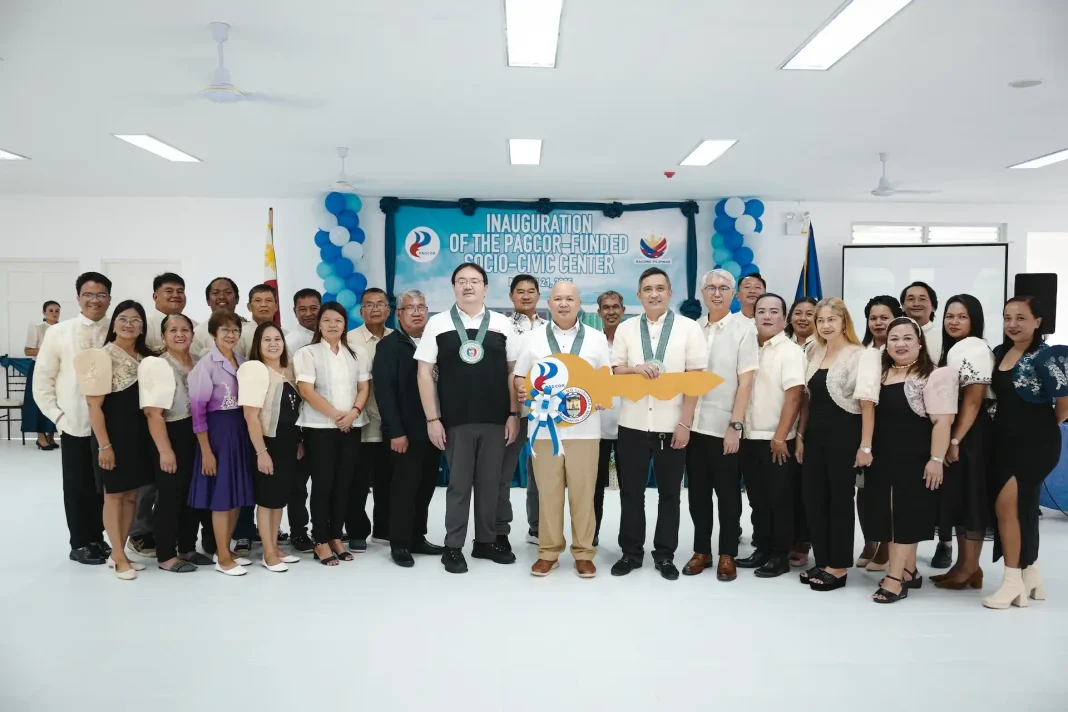 PAGCOR opens a new socio-civic center in Laguna Town