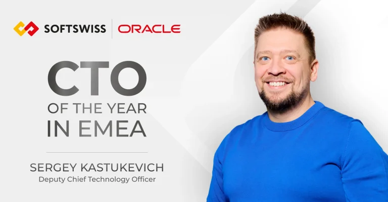 SOFTSWISS Deputy CTO Sergey Kastukevich honored at the 2025 Oracle Excellence Awards