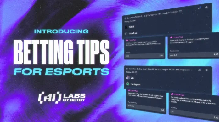 BETBY introduces innovative Esports Betting Tips feature to enhance sports coverage
