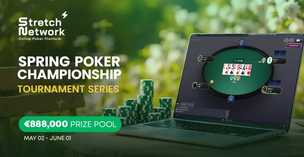 Stretch Network unveils high-stakes Spring Poker Championship with €888,000 prize pool