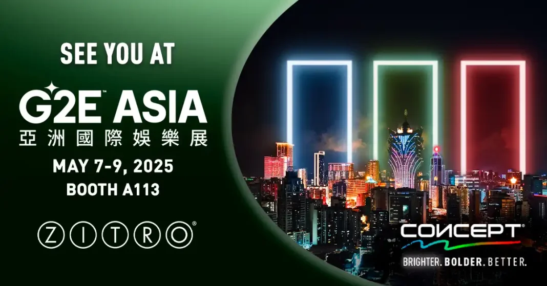 ZITRO set to showcase CONCEPT cabinet line at G2E Asia 2025