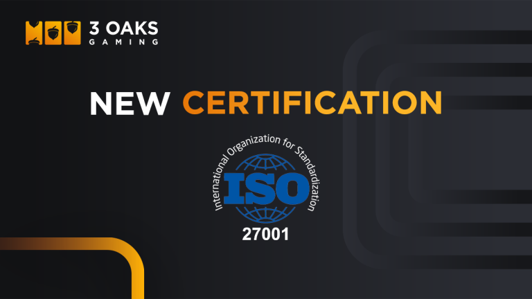 3 Oaks Gaming secures ISO 27001 certification for data security