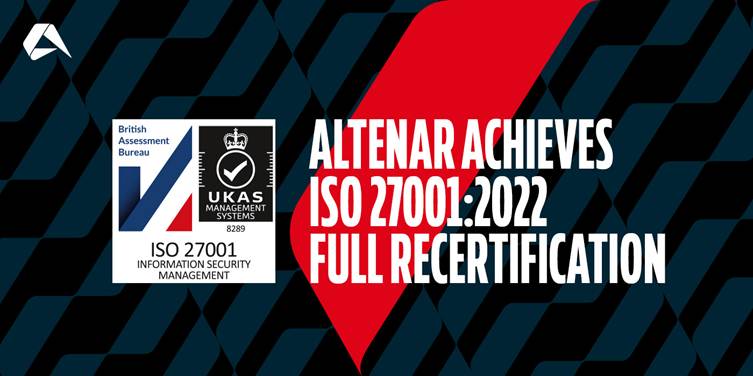 Altenar secures ISO 27001:2022 recertification, strengthening security & compliance