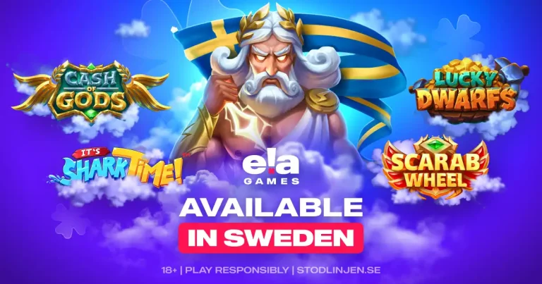 ELA Games strengthens its growth by expanding into the Swedish market
