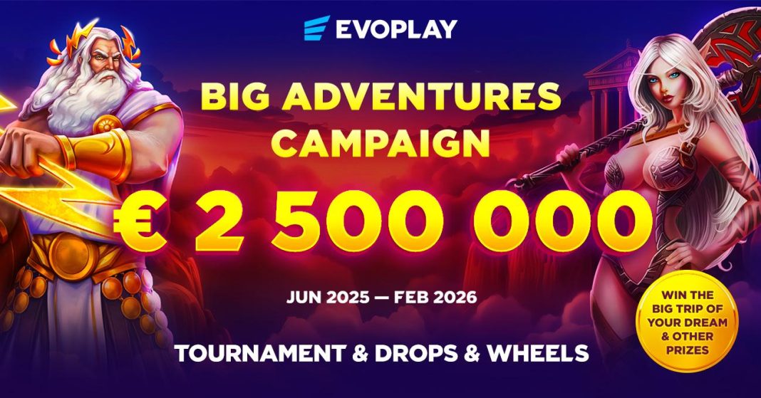 Evoplay launches 9-month network tournament with €2.5M prize pool