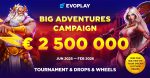 Evoplay launches 9-month network tournament with €2.5M prize pool