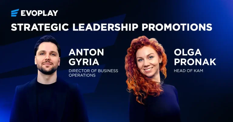 Evoplay strengthens global expansion with 2 strategic internal promotions