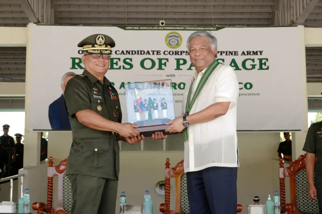 PAGCOR Chief reaffirms commitment to military infrastructure development PAGCOR Chief reaffirms commitment to military infrastructure development