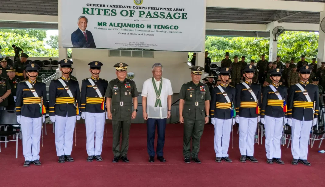 PAGCOR Chief reaffirms commitment to military infrastructure development