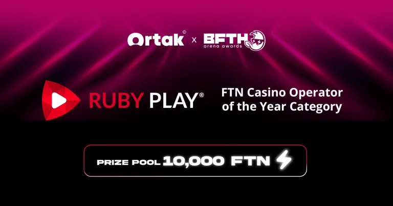 RubyPlay sponsors FTN Casino Operator of the Year at Ortak x B.F.T.H. Arena Awards 2025
