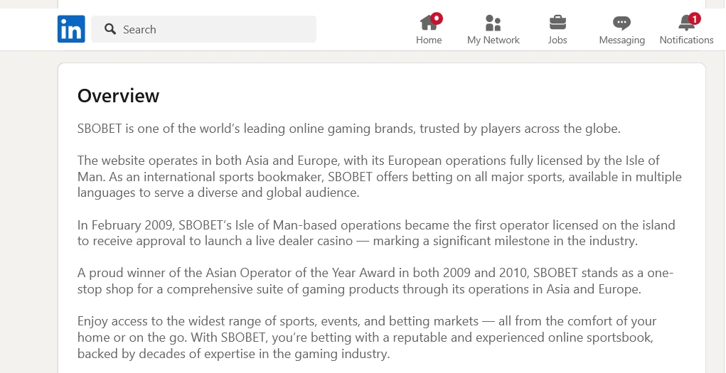 SBObet surrenders Isle of Man online gambling license SBObet