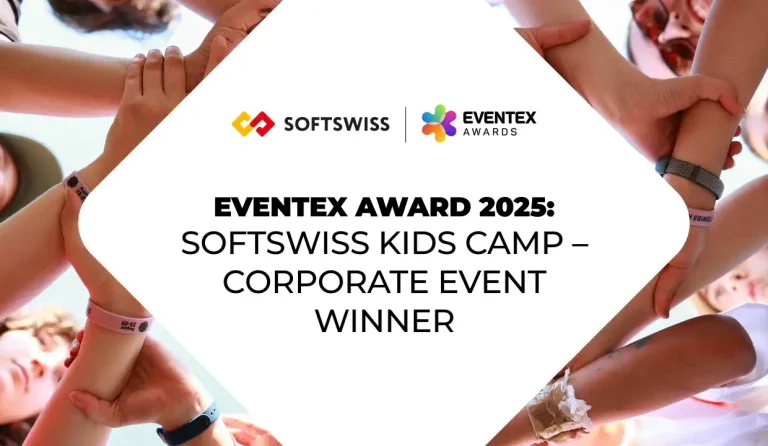 SOFTSWISS wins the Corporate Event trophy at Eventex Awards 2025 for its Kids Camp initiative