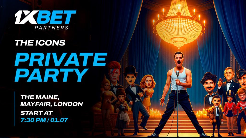 1xBet throws exclusive party for partners in The Icons style
