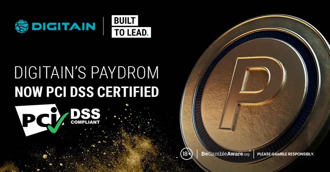 Digitain's Paydrom secures PCI DSS certification