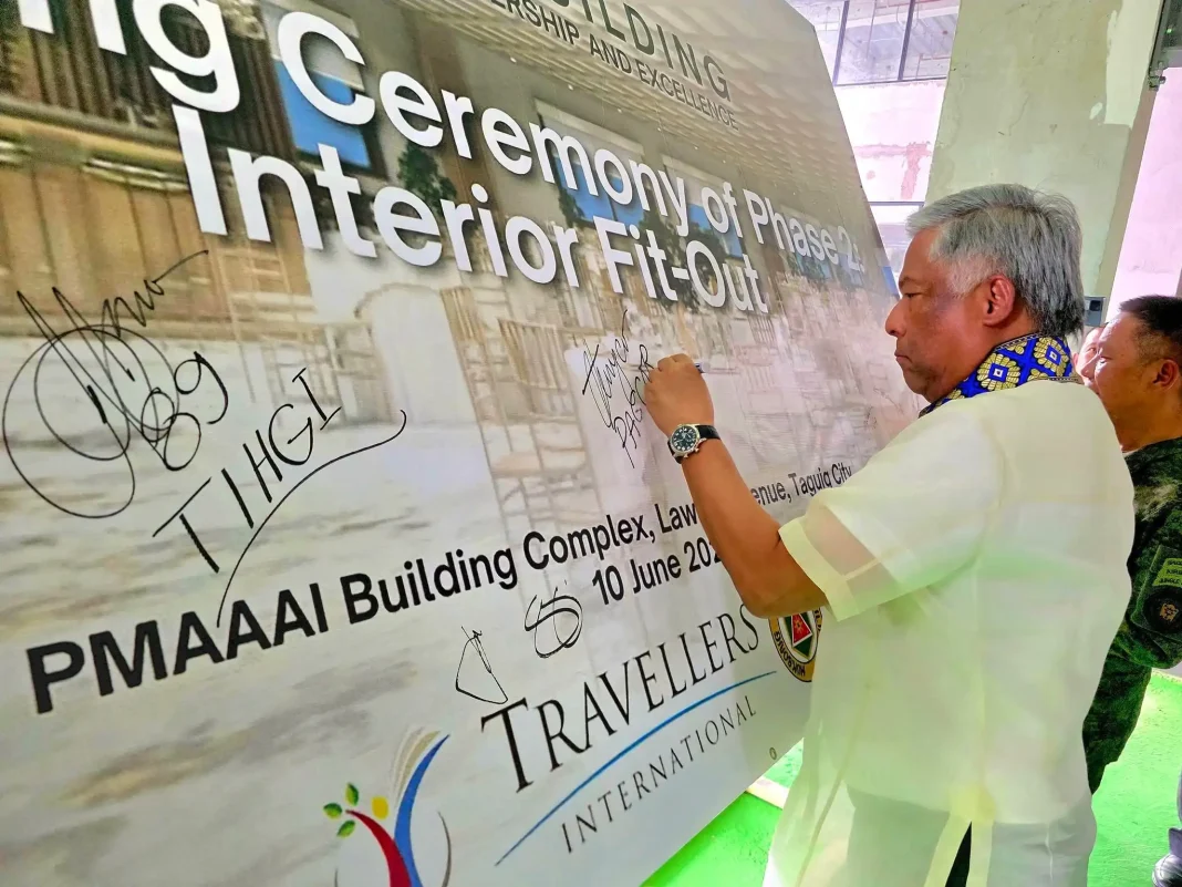 PAGCOR Chairman oversees groundbreaking of PMAAAI facility's 2nd phase expansion