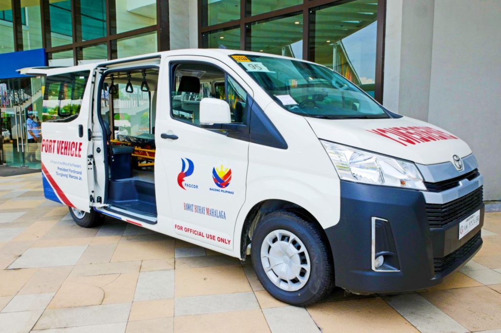 PAGCOR donates 10 Patient Transport Vehicles to LGUs and state university