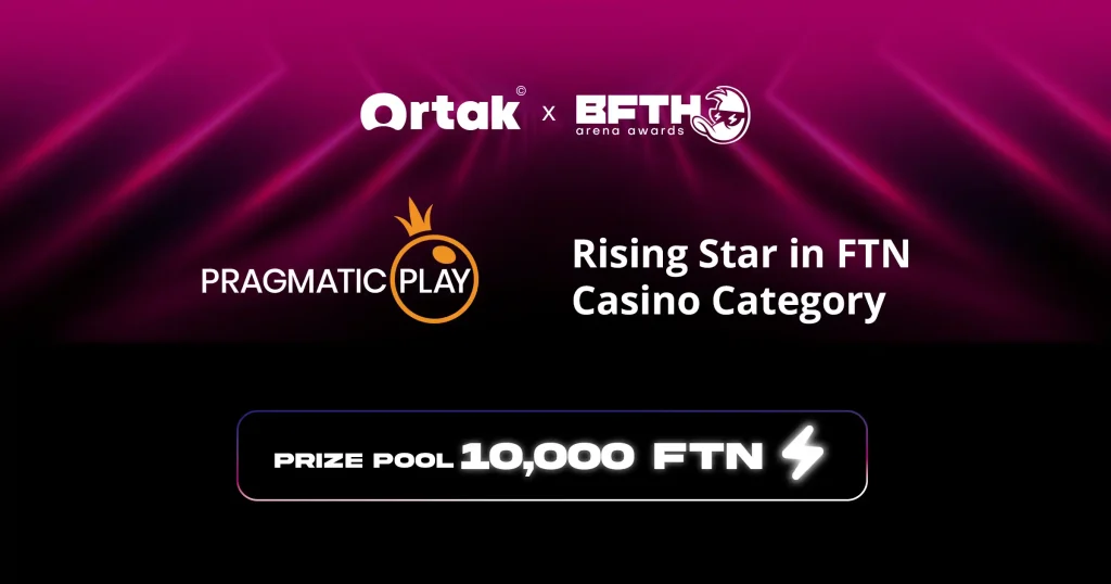Pragmatic Play sponsors Rising Star in FTN Casino at Ortak x B.F.T.H. Arena Awards 2025