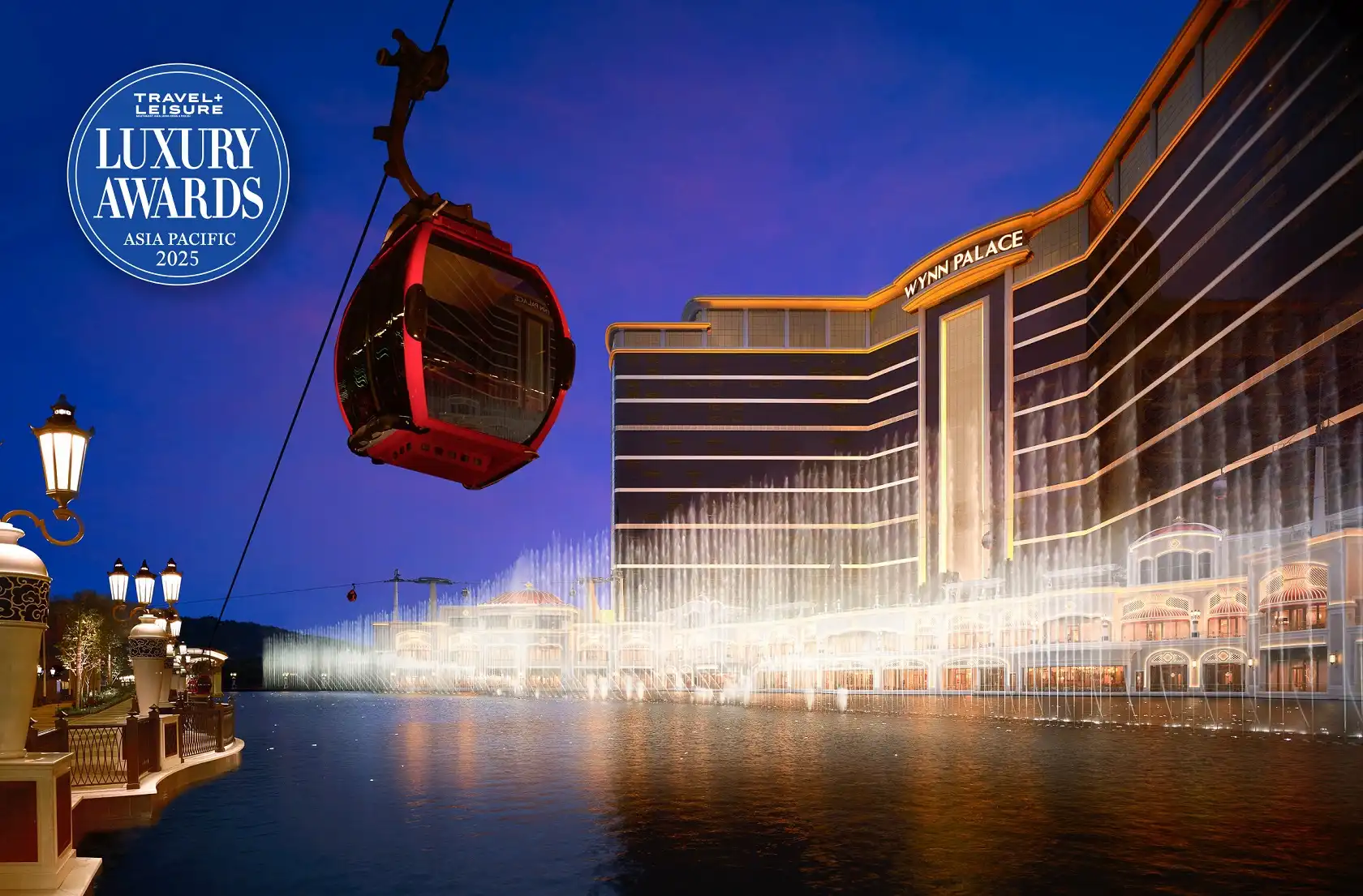 Wynn Palace named “Best Hotel in Macau” at the Travel + Leisure Luxury Awards Asia Pacific 2025