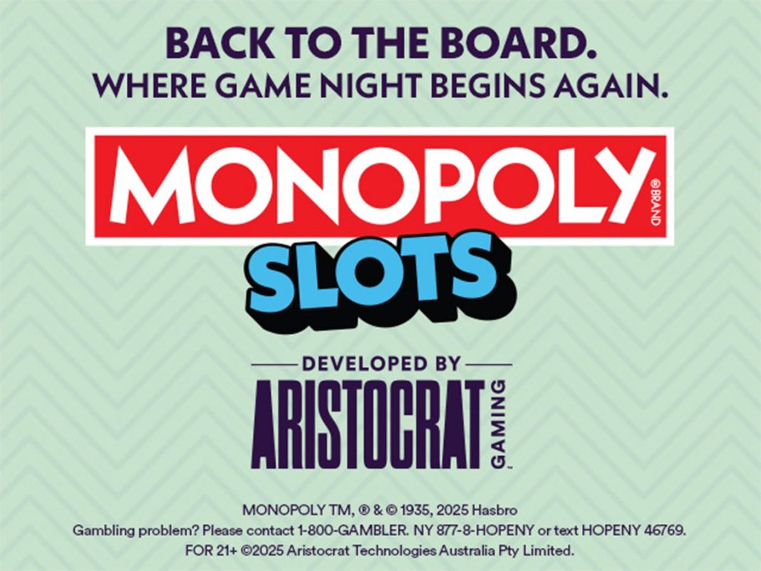 Aristocrat Gaming secures license for MONOPOLY land-based slot development