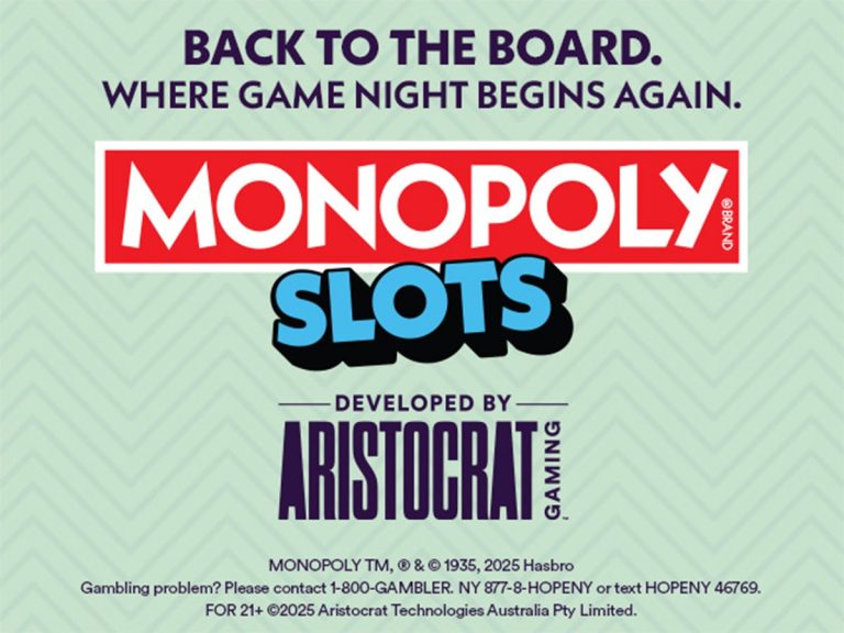 Aristocrat Gaming secures license for MONOPOLY land-based slot development