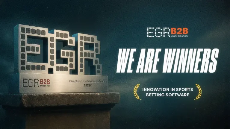 BETBY wins the Innovation in Sports Betting Software category at EGR B2B Awards 2025