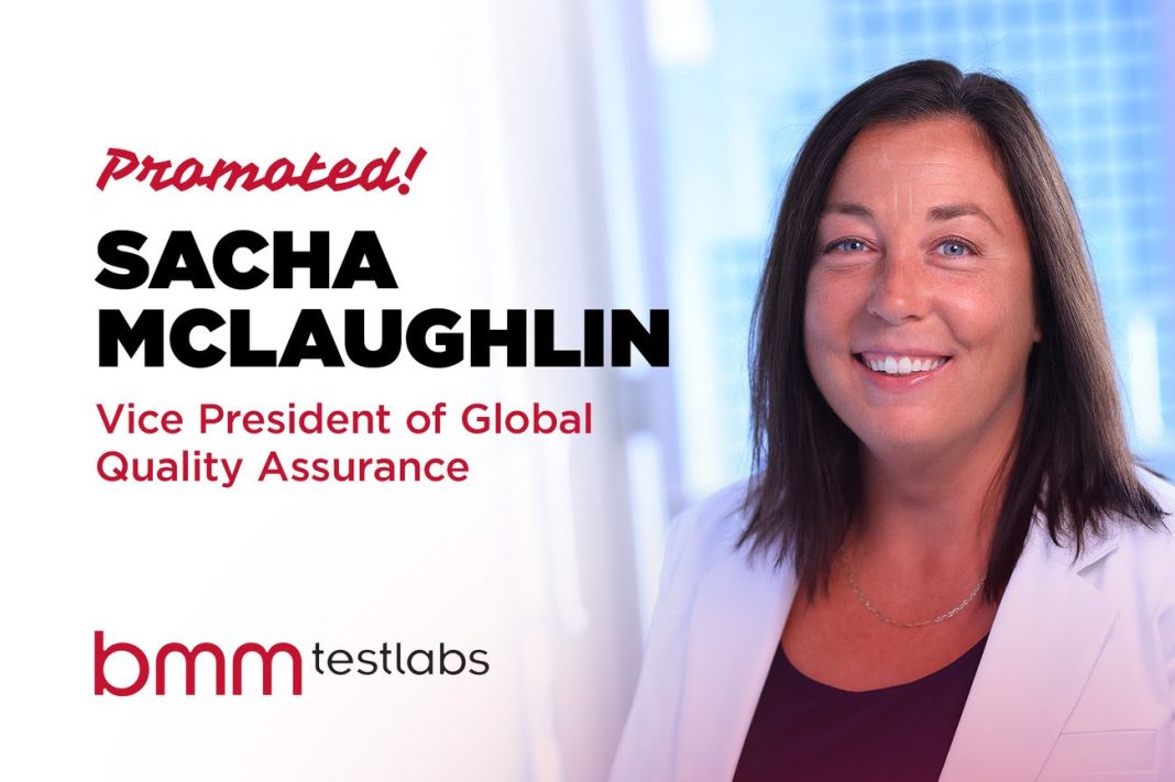 BMM Testlabs names Sacha McLaughlin VP of Global Quality Assurance