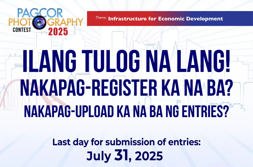 PAGCOR 2025 Photo Competition makes final call for submissions