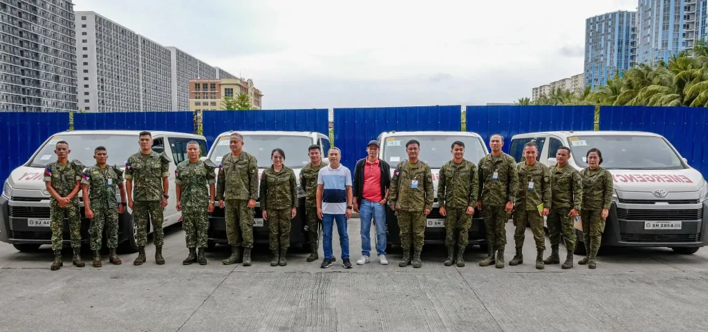 PAGCOR furthers CSR goals with more Patient Transport Vehicles donations for the military and LGUs PAGCOR