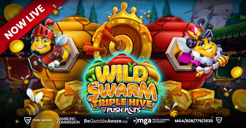 Push Gaming brings back the buzz with Wild Swarm Triple Hive